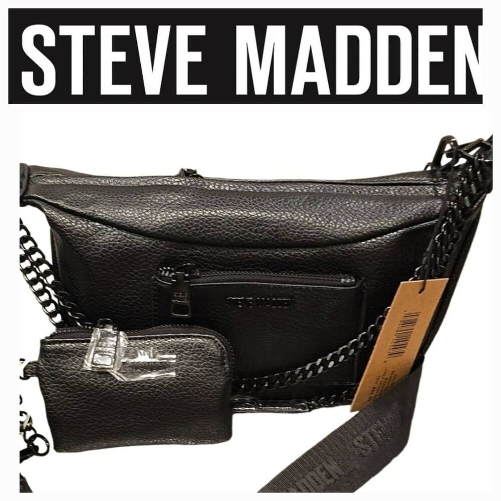 Steve Madden BSabine Half Moon Sling- Black